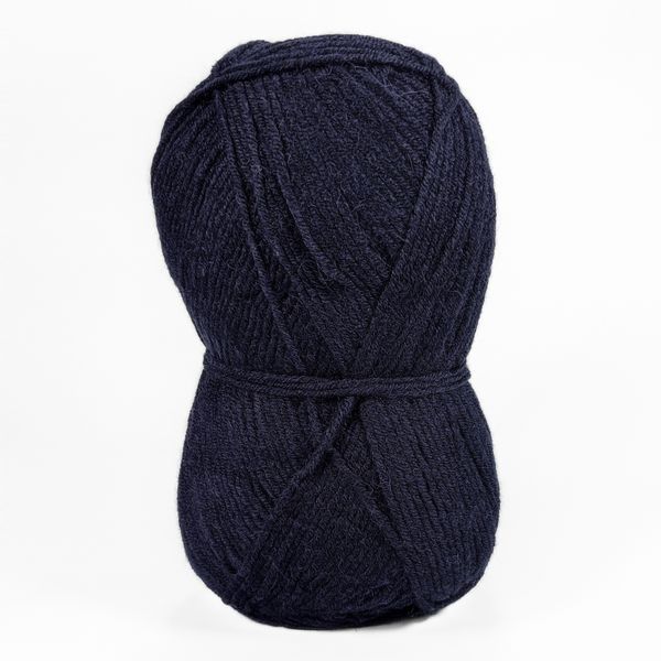 Пряжа Super Wool/Супер Вул, темно-синій NW020, Lady Yarn 2427 фото