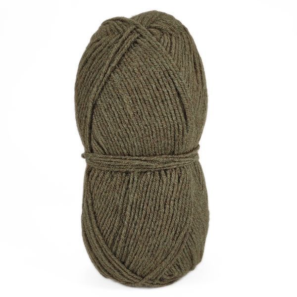 Пряжа Super Wool/Супер Вул, мілітарі-зелений NW009, Lady Yarn 2436 фото