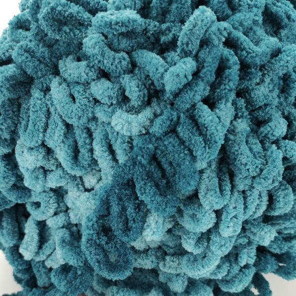 Пряжа Alize Puffy Fine Ombre Batik/Алізе Пуффі Файн Омбре Батік, морська хвиля 7263 1226 фото