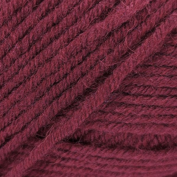 Пряжа Super Wool/Супер Вул, бордовий NW017, Lady Yarn 2437 фото
