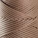 Пряжа Macrame XL/Макраме XL, темно-бежевий 2003/38, Hobbi Trend 5591 фото 2