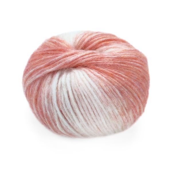 Пряжа Boutique Wool/Бутік Вул, лососевий-молочний КВ05, Knit Me 632 фото