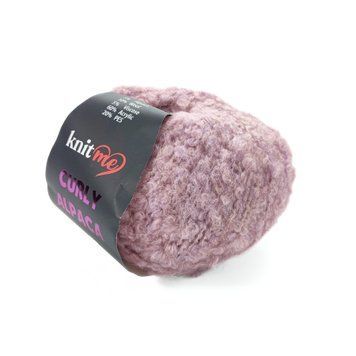 Пряжа Curly Alpaca/Кьорлі Альпака, блідо-рожевий КС14, Knit Me 648 фото