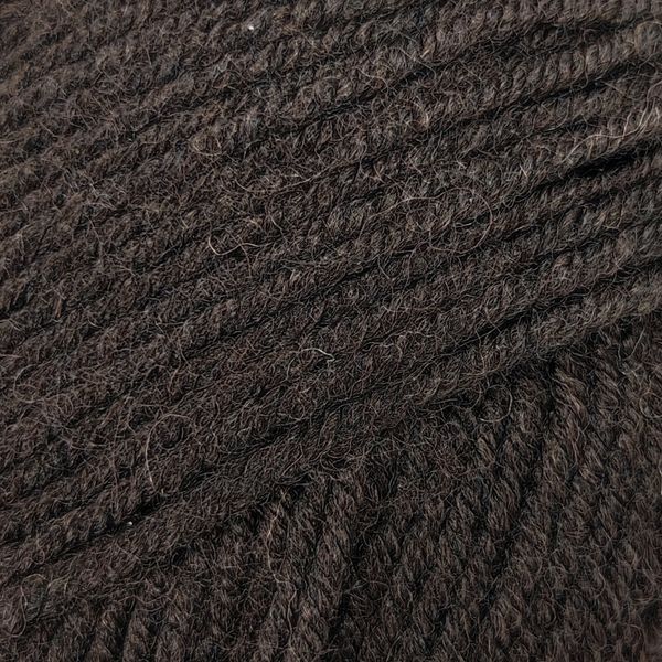 Пряжа Super Wool/Супер Вул, коричневий NW007, Lady Yarn 2439 фото