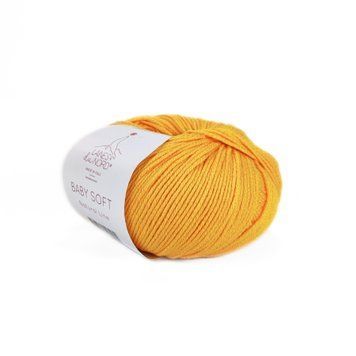 Пряжа Baby Soft/Бебі Софт, соняшник 604, Laines du Nord 3120 фото