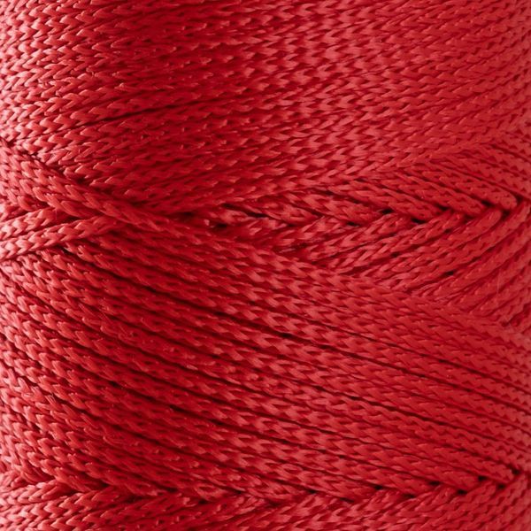 Пряжа Macrame №3/Макраме №3, червоний 2001/100, Hobbi Trend 5594 фото