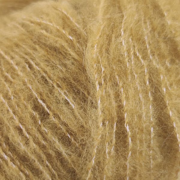 Пряжа Cashsilk Light/Кашсілк Лайт, гірчичний 3000, Laines du Nord 4035 фото