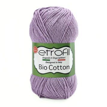 Пряжа Bio Cotton/Біо Котон, ліловий 10605, Etrofil Etrofil фото