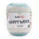 Пряжа Happy Wool/Хеппі Вул, білий-від ніжно блакитного до темно бакитного HW7, Knit Me 1153 фото