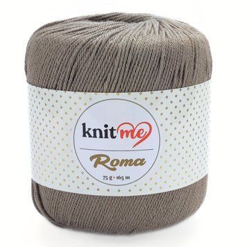 Пряжа Roma/Рома, бежево-коричневий KM888, Knit Me 778 фото