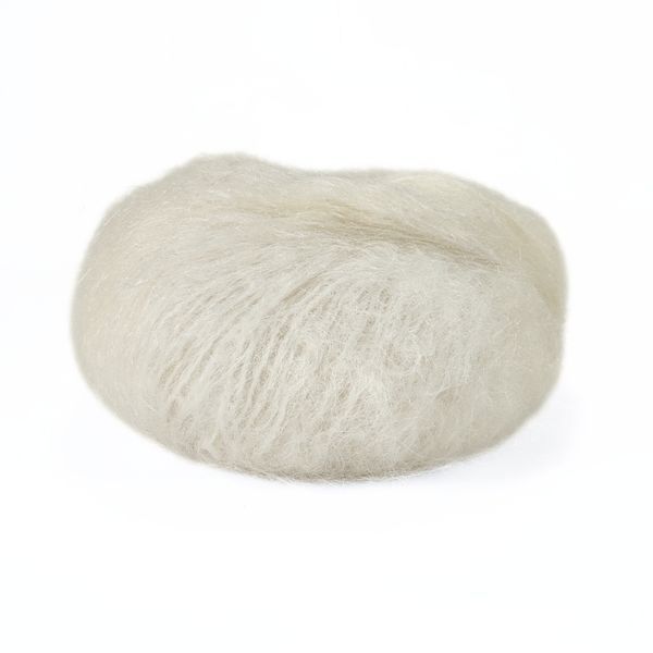 Пряжа Wool Mohair/Вул Мохер, перлинний 6028, Lana Gatto 4003 фото