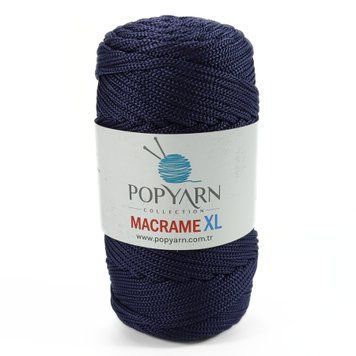 Пряжа Macrame Xl/Макраме ХЛ, кобальт B-509, Popyarn Popyarn фото