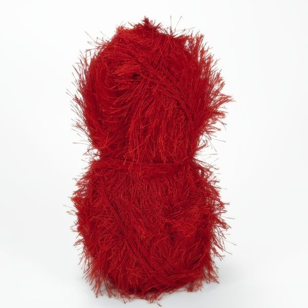 Пряжа Eyelash/Айлеш, червоний 19, Knit Me 1054 фото