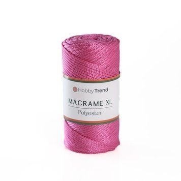 Пряжа Macrame XL/Макраме XL, рожевий 2003/82, Hobbi Trend 5551 фото