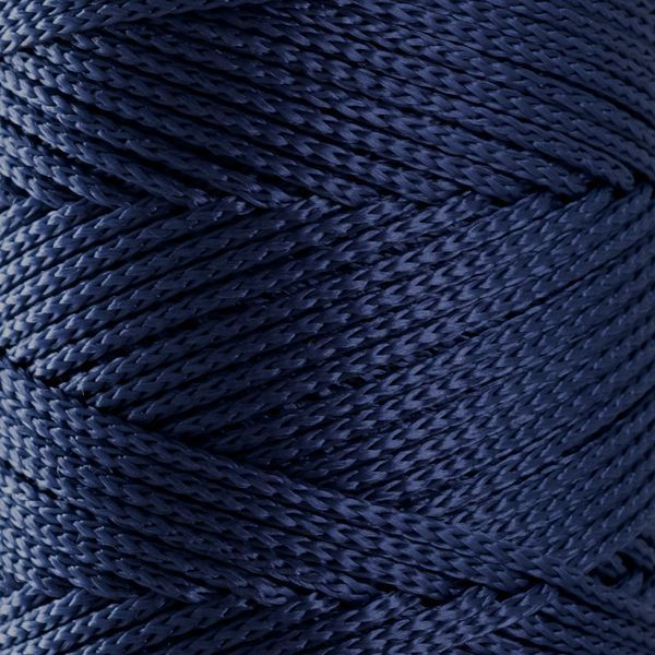 Пряжа Macrame №3/Макраме №3, сіро-синій 2001/236, Hobbi Trend 5601 фото