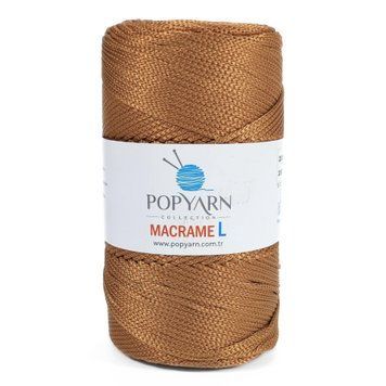 Пряжа Macrame L/Макраме Л, світло-коричневий B-320, Popyarn Popyarn фото