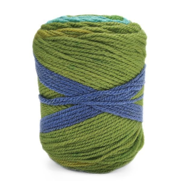 Пряжа Happy Wool/Хеппі Вул, індіго-фісташковий-бірюзовий-зелений HW12, Knit Me 1157 фото