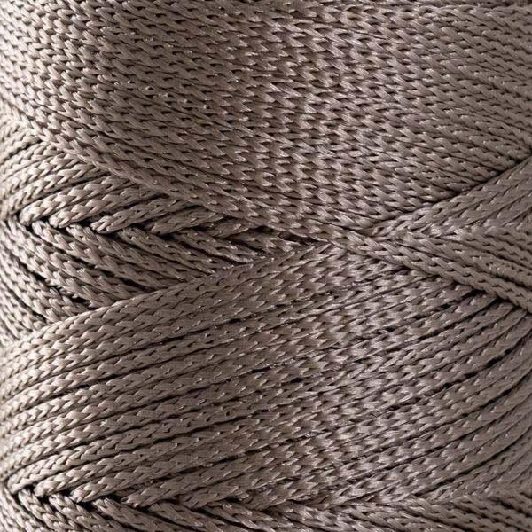 Пряжа Macrame №3/Макраме №3, тауп 2001/40, Hobbi Trend 5602 фото