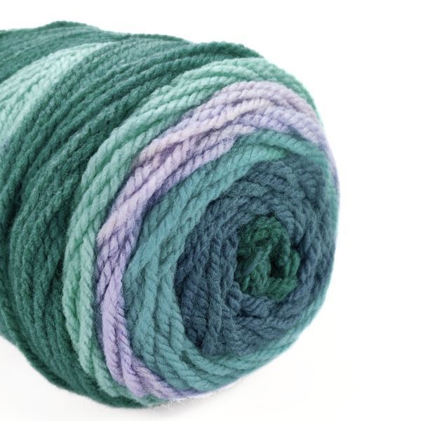 Пряжа Happy Wool/Хеппі Вул, морська хвиля-салатовий-світло сірий-бірюза HW17, Knit Me 1160 фото
