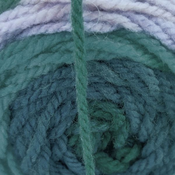 Пряжа Happy Wool/Хеппі Вул, морська хвиля-салатовий-світло сірий-бірюза HW17, Knit Me 1160 фото