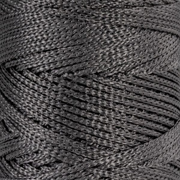 Пряжа Macrame №3/Макраме №3, темно-сірий 2001/67, Hobbi Trend 5605 фото