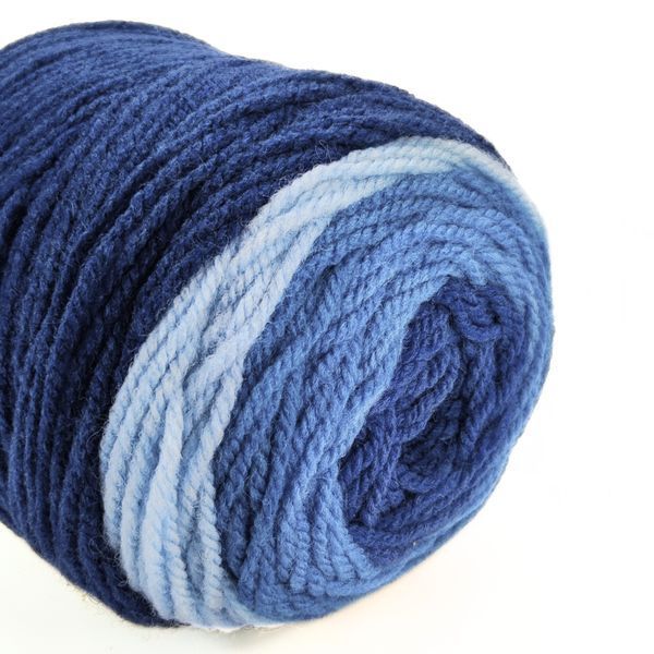 Пряжа Happy Wool/Хеппі Вул, синій-блакитний-електрик-індіго HW9, Knit Me 1164 фото