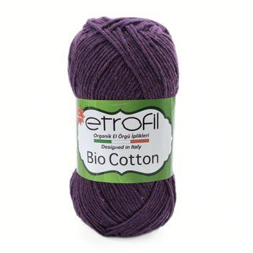 Пряжа Bio Cotton/Біо Котон, фіолетовий 10506, Etrofil Etrofil фото