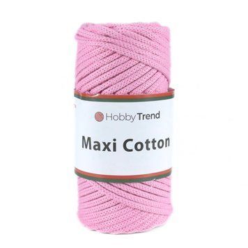 Пряжа Maxi Cotton/Максі Котон, світло-рожевий 1005/072, Hobby Trend 5932 фото