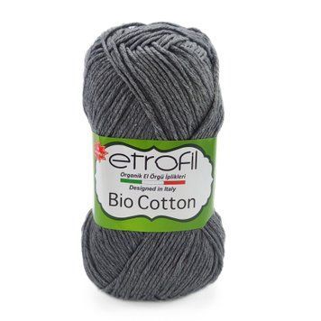 Пряжа Bio Cotton/Біо Котон, сірий 10102, Etrofil Etrofil фото
