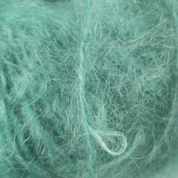 Пряжа Wool Mohair/Вул Мохер, бірюзовий 9375, Lana Gatto 4012 фото
