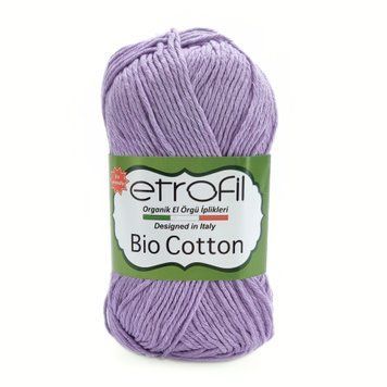 Пряжа Bio Cotton/Біо Котон, бузковий 10404, Etrofil Etrofil фото