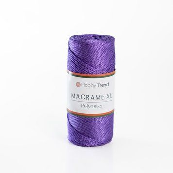 Пряжа Macrame XL/Макраме XL, фіолетовий 2003/141, Hobbi Trend 5559 фото