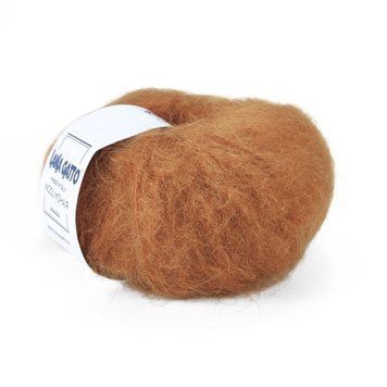 Пряжа Wool Mohair/Вул Мохер, рудий 14198, Lana Gatto 4014 фото