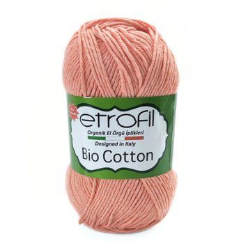 Пряжа Bio Cotton/Біо Котон, персиковий 10402, Etrofil Etrofil фото