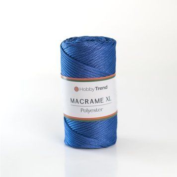 Пряжа Macrame XL/Макраме XL, синій 2003/252, Hobbi Trend 5561 фото