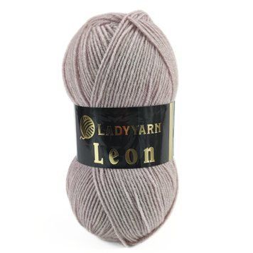 Пряжа Leon/Леон, запорошена троянда LN013, Lady Yarn 1472 фото