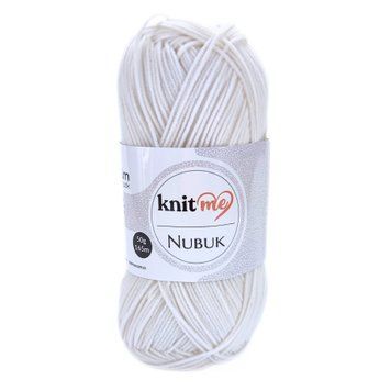 Пряжа Nubuk/Нубук, білий 100, Knit Me Knit Me фото