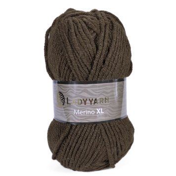 Пряжа Merino XL/Меріно ХЛ, коричневий NW006, Lady Yarn 2485 фото