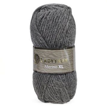 Пряжа Merino XL/Меріно ХЛ, темно-сірий NW023, Lady Yarn 2486 фото
