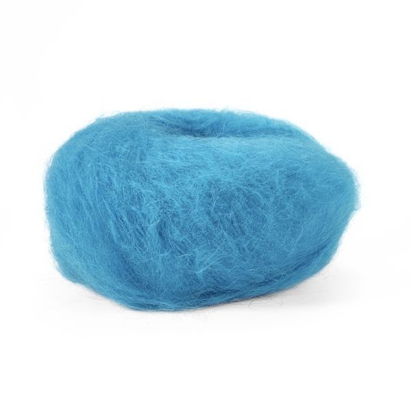 Пряжа Wool Mohair/Вул Мохер, яскраво-блакитний 30485, Lana Gatto 4018 фото