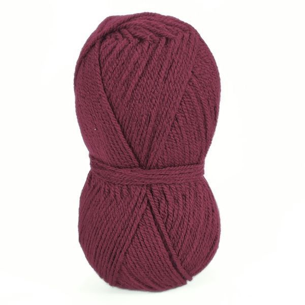 Пряжа Nice Woolly/Найс Вулл, бордовий NW017, Lady Yarn 2465 фото