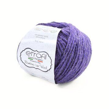 Пряжа Bambino Lux Wool/Бамбіно Люкс Вул, фіолетовий 70615, Etrofil 248 фото