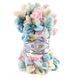 Пряжа Alize Puffy Color/Алізе Пуффі Колор, блакитний-рожевий-білий-бежевий 6523 1735 фото 2