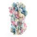 Пряжа Alize Puffy Color/Алізе Пуффі Колор, блакитний-рожевий-білий-бежевий 6523 1735 фото 3