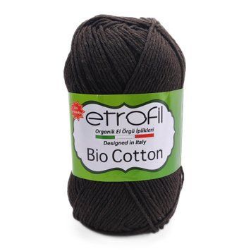 Пряжа Bio Cotton/Біо Котон, коричневий 10304, Etrofil Etrofil фото