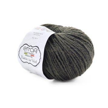 Пряжа Bambino Lux Wool/Бамбіно Люкс Вул, коричнево-зелений 70410, Etrofil 250 фото