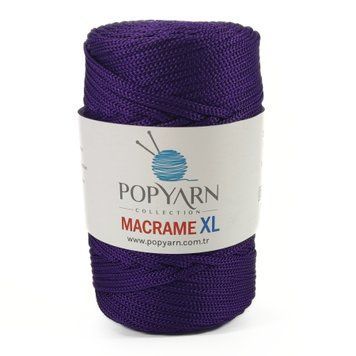 Пряжа Macrame Xl/Макраме ХЛ, фіолетовий В-438, Popyarn Popyarn фото