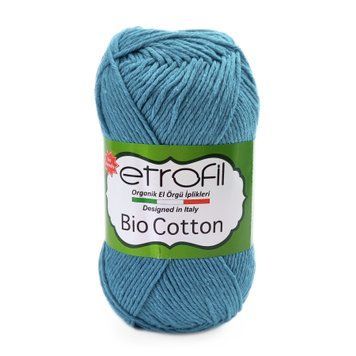 Пряжа Bio Cotton/Біо Котон, бірюзовий 10606, Etrofil Etrofil фото
