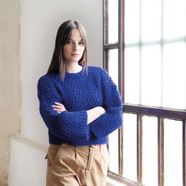 Пряжа Dolce Mohair/Дольче Мохер, королівський синій 589, Mondial 4149 фото