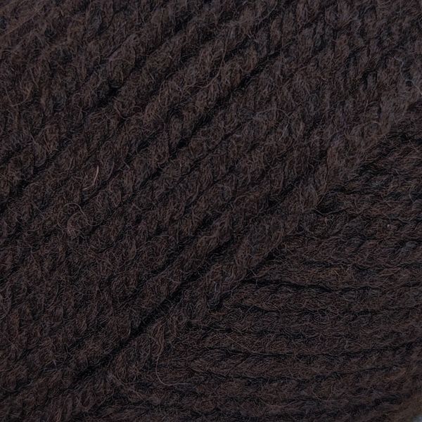 Пряжа Nice Woolly/Найс Вулл, темно-коричневий NW007, Lady Yarn 2470 фото
